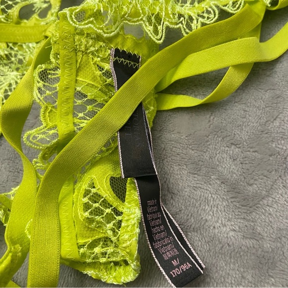 New! Victoria's Secret Tease Floral Embroidery Crotchless Teddy 4310 - Picture 7 of 8